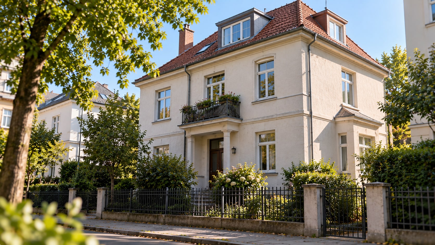 Gründerzeit villa in Zehlendorf, an example of an inherited house