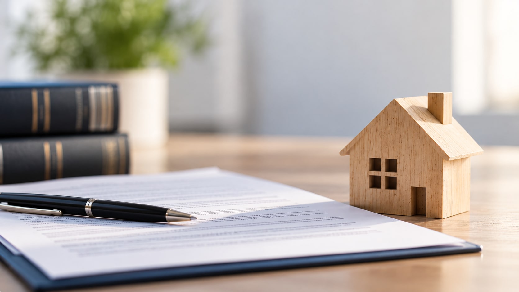 Contract and small wooden house: dividing a plot and selling it